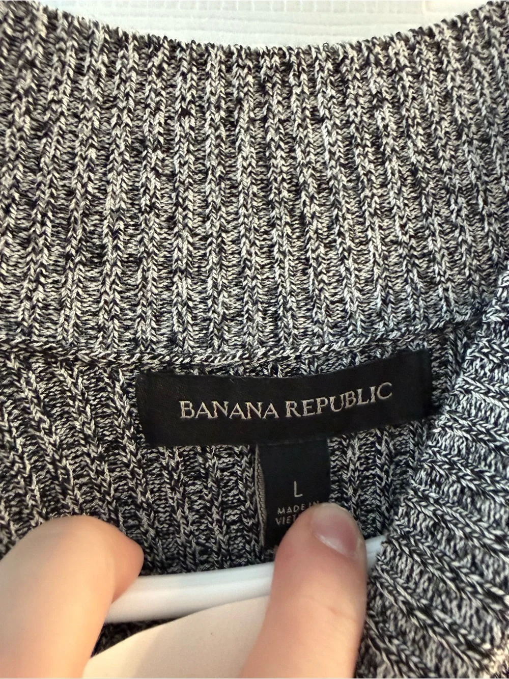 NWT! Banana Republic Slim Ribbed Knit Long Sleeve Dress Size Large